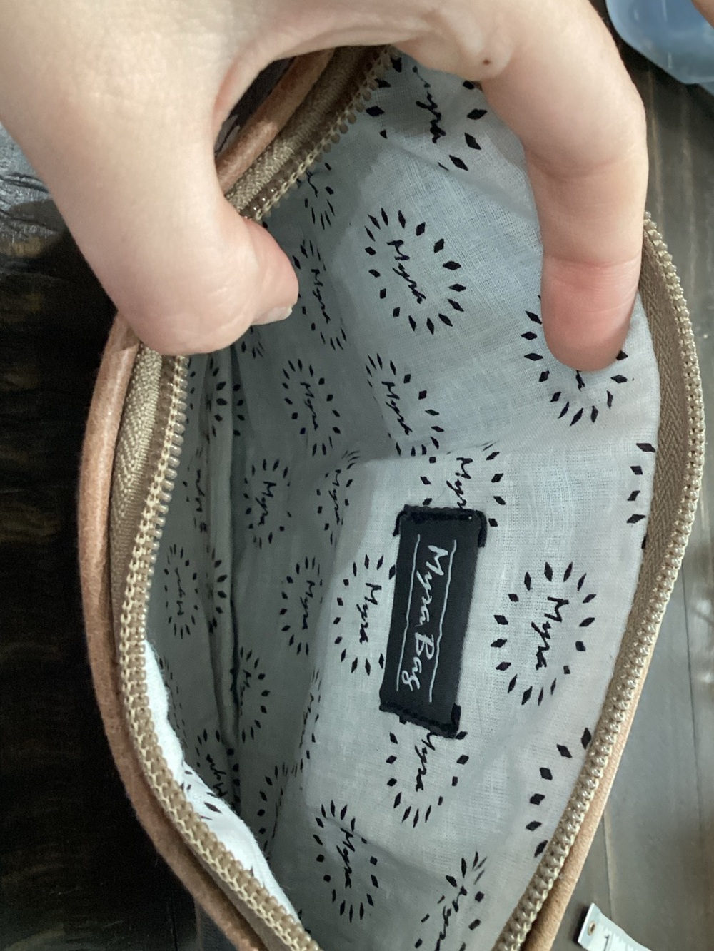 Myra Bag Black and Brown‎ Adventure Canvas Toiletry Pouch - Picture 4 of 4